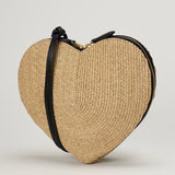 Alaïa Le Coeur paper straw bag