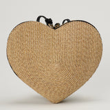 Alaïa Le Coeur paper straw bag