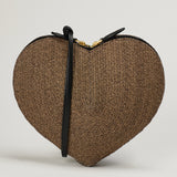 Alaïa Le Coeur paper straw bag