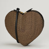Alaïa Le Coeur paper straw bag