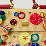 Dolce & Gabbana Sicily medium embellished top-handle bag