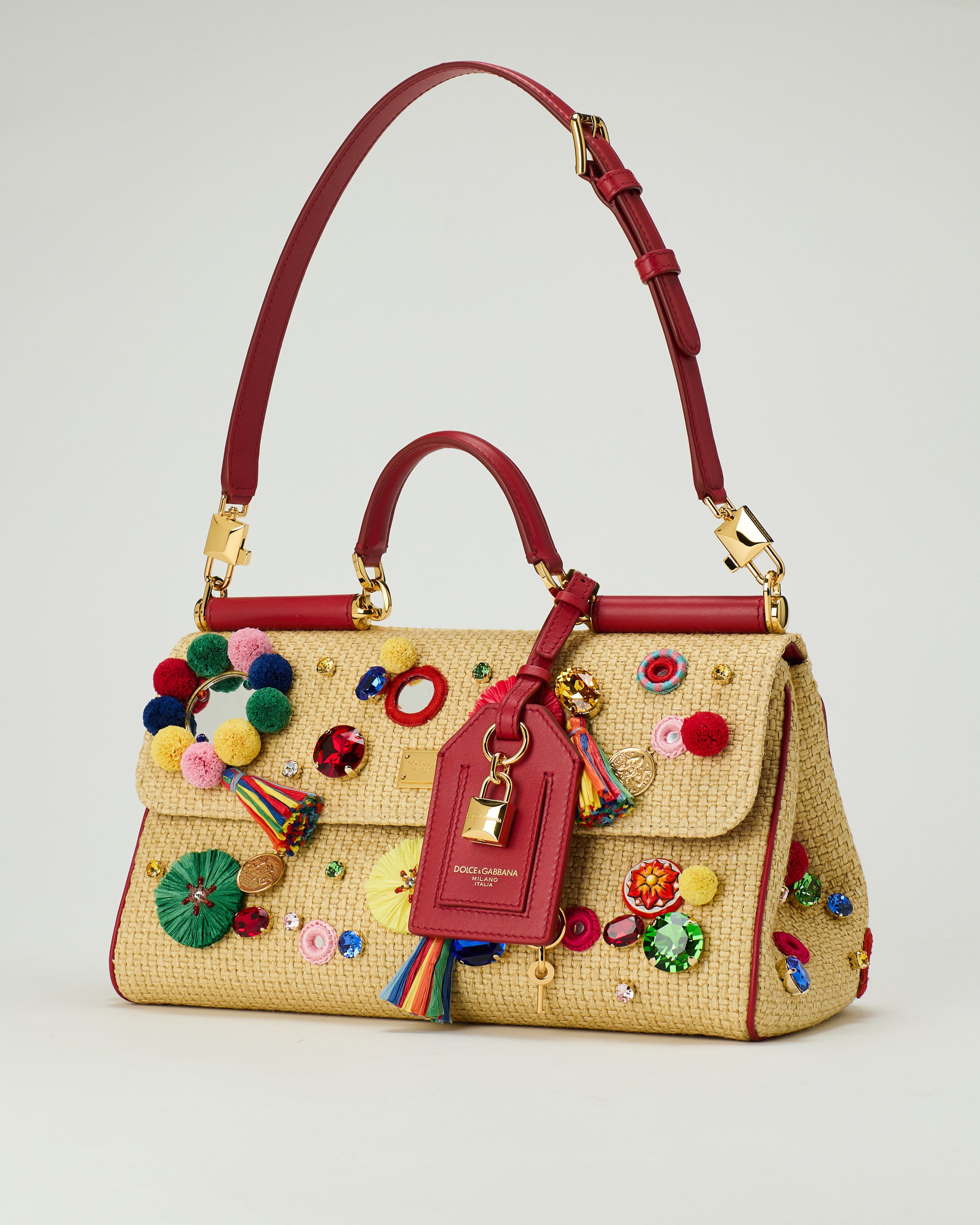 DOLCE & GABBANAスパンコールバック DOLCE & GABBANA Dolce & Gabbana Sicily medium embellished top