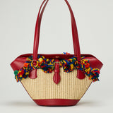 Dolce & Gabbana Raffia coffa capri bag