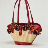 Dolce & Gabbana Raffia coffa capri bag