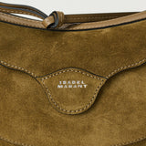 Isabel Marant Oskan Moon Pocket suede shoulder bag