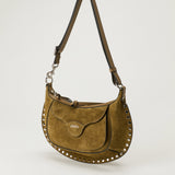 Isabel Marant Oskan Moon Pocket suede shoulder bag