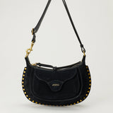 Isabel Marant Oskan moon pocket leather shoulder bag