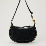 Isabel Marant Oskan moon pocket leather shoulder bag