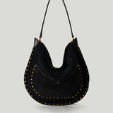 ISABEL MARANT Oskan studded hobo bag