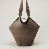 Khaite Lotus small snake-effect tote bag