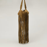 Khaite Lotus fringed leather tote