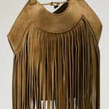 Khaite Lotus fringed leather tote