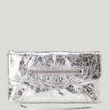Balenciaga Le City Metallized clutch