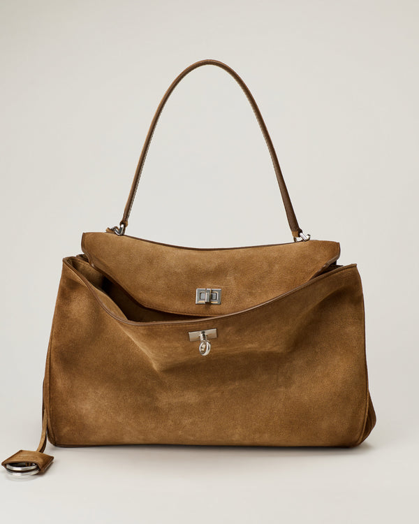 Balenciaga Rodeo medium suede shoulder bag