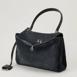 Balenciaga Rodeo small suede handbag