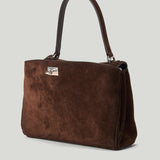 Balenciaga Rodeo suede handbag