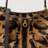 Balenciaga Rodeo leopard print shoulder bag