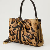 Balenciaga Rodeo leopard print shoulder bag