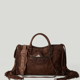 BALENCIAGA Le City medium fringe bag