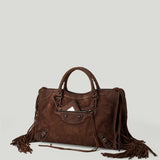 BALENCIAGA Le City medium fringe bag