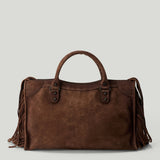 BALENCIAGA Le City medium fringe bag