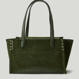 JW Anderson Elongated Loafer Cabas suede tote bag