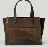 JW Anderson Loafer Cabas suede bag