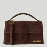 JACQUEMUS Le Grand Bambino suede shoulder bag