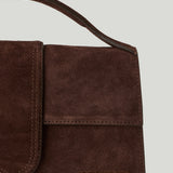 JACQUEMUS Le Grand Bambino suede shoulder bag