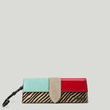 Jacquemus zebra-print clutch bag