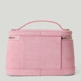 JACQUEMUS Le Petit Vanity croc-effect suede bag