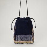 Etro Kalispera small beaded leather shoulder bag