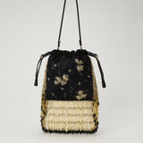 Etro Kalispera small embroidered suede shoulder bag