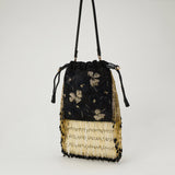 Etro Kalispera small embroidered suede shoulder bag