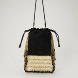 Etro Kalispera small embroidered suede shoulder bag