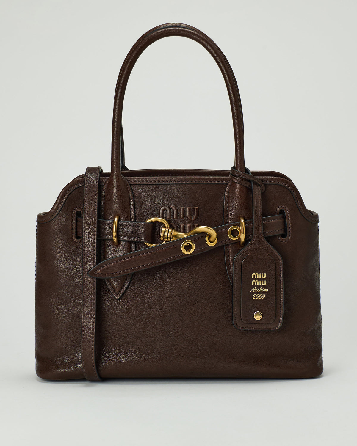 Miu Miu Aventure leather handbag – Luisa World