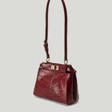 Fendi My Peekaboo XS hagfish leather bag