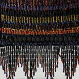 Etro Kalispera fringed embellished drawstring bag