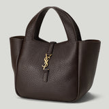 Saint Laurent Le 5 à 7 Baby Bea grained leather tote bag