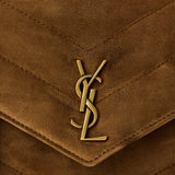 Saint Laurent Loulou Cassandre suede shoulder bag