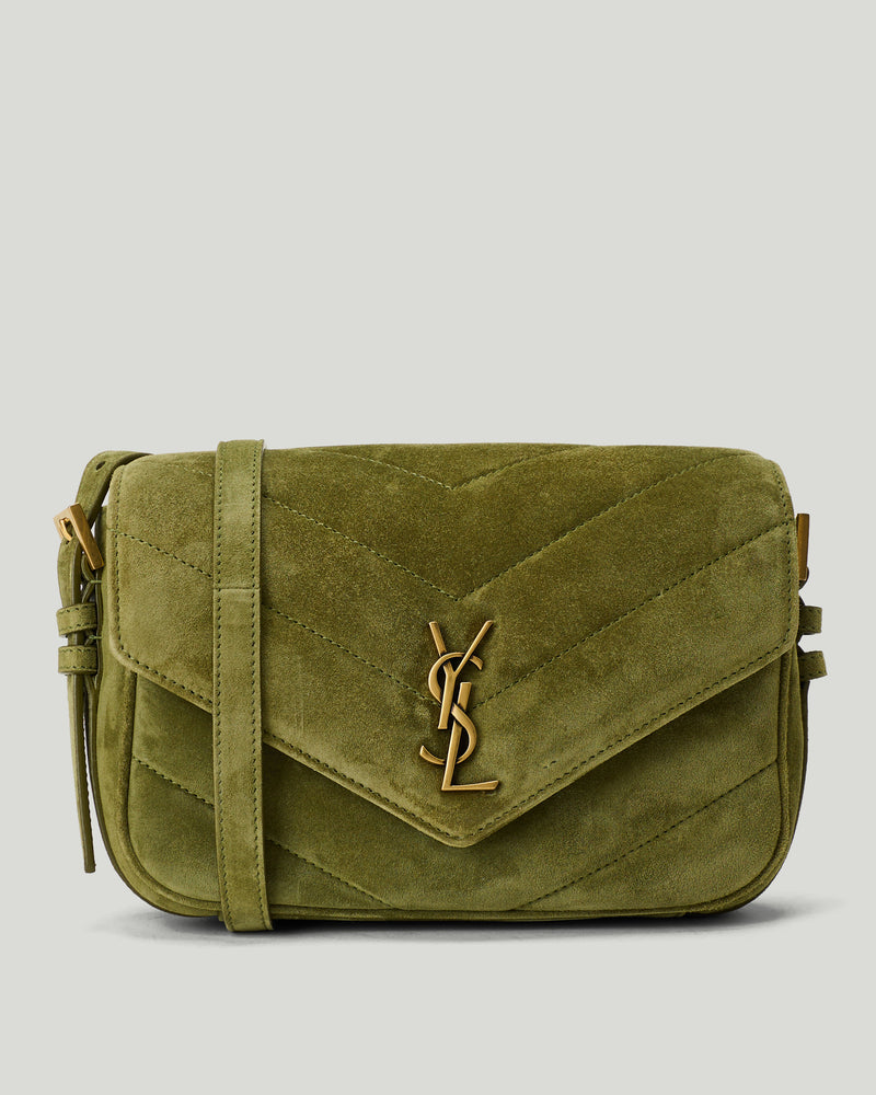 Saint Laurent Loulou Toy suede crossbody bag