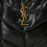 Saint Laurent Puffer small lambskin shoulder bag