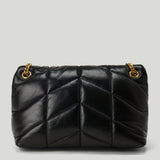 Saint Laurent Puffer small lambskin shoulder bag
