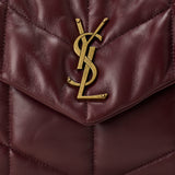 Saint Laurent Puffer small lambskin shoulder bag