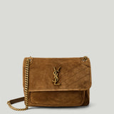 Saint Laurent Niki suede shoulder bag