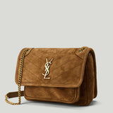Saint Laurent Niki medium suede shoulder bag