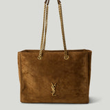 Saint Laurent Niki medium suede shopping bag