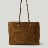Saint Laurent Niki medium suede shopping bag