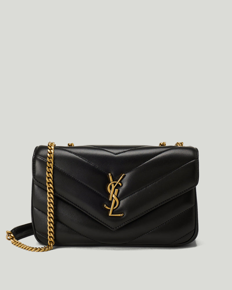 Saint Laurent Loulou small Matelassé lambskin shoulder bag