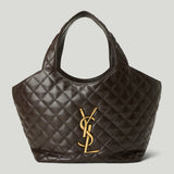 Saint Laurent Icare medium quilted nappa leather tote bag